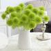 Sugeryy Artificial Dandelion Flower 5 Colors Decorative Fake Flowers Grass Ball Plants for Wedding Home Garden Decoration Floral