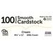 Paper Accents Cardstock 8.5 x 11 100pc Smooth 65lb Cream