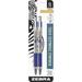 Zebra Pen G-301 Gel Pen 0.7 mm Pen Point Size - Refillable - Retractable - Blue Gel-based Ink - Stainless Steel Barrel - 2 / Pack