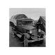 Truck baby parked on front seat. Merrill Klamath County Oregon in FSA (Farm Security Administration) camp Poster Print by Dorothea Lange (24 x 36)