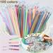 100 Color Gel Pen Refill Glitter Pen for Coloring Drawing Craft Marker Refill 12/18/24/36/48/100 colors