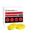 SSBM 6 Rolls - 2 Mil - Yellow Colored Machine Length Packing Sealing Warehouse Tape with Secure Seal Smooth Unwind Veratile Use Yellow 2 x 1000 Yards 3 Core