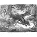 Virginia: Deer Hunt 1868. /N Brought To Earth: A Virginia Deer-Hunt. Wood Engraving After A Drawing By William Ludwell Sheppard 1868. Poster Print by (18 x 24)