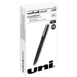 Uniball Roller Rollerball Pens Micro Point (0.5mm) Black Ink 12 Count