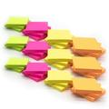 Emraw Sticky Notes Stick It Stickies Plain Small 3 x 3 Square Standard Neon Bright Colored Removable Self Stick On Note Memo Pad for Office Home School - Pack of 12 Pads