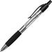Integra Retractable 0.7mm Gel Pen - Medium Pen Point - 0.7 mm Pen Point Size - Retractable - Black Gel-based Ink - Black Barrel - 12 / Dozen | Bundle of 5