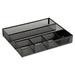 Rolodex Deep Desk Drawer Organizer Metal Mesh Black