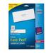 Avery Easy Peel Address Labels 1 1 Height x 4 Width - Rectangle - Laser - White - Paper - 20 / Sheet - 500 Total Label(s) - 5