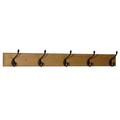 Wooden Mallet 5 Hook Coat Rack