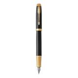 Parker IM Premium Black GT Fountain Pen - Fine