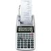 Canon P1DHV3 Compact Printing Calculator - Sign Change Built-in Memory Item Count Clock Calendar - 12 Digits - 1.6 x 3.9 x 7.7 - Sliver - 1 Each