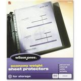 2PK Wilson Jones Economy Weight Top-Loading Sheet Protectors Letter 50/Box (21420)