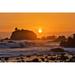 Sunset and sea stacks along Northern California coastline Crescent City Poster Print by Darrell Gulin (36 x 24) # US05DGU0235