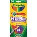 Crayola Erasable Colored Pencils 24 Ct School Supplies for Teens Art Tools Adult Coloring