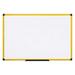 Master Vision Industrial Gold Ultra Magnetic Lacquered Steel Board Yellow Maya Frame 36 x 48 in.