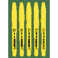 Highlighters Yellow Comfort Grip Highlighter Marker Set Nontoxic Pen Style High Lighter Packs Chisel Tip Fluorescent Smudge Free Highlight Pen 12 packs of 5 Highlighters (60 PC) â€“ By Emraw