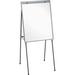 Lorell Dry-erase White Board Easel - 28 (2.3 ft) Width x 34 (2.8 ft) Height - Black Frame - 1 Each | Bundle of 5 Each