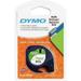 Dymo LetraTag Electronic Labelmaker Tape 1/2 Width x 13 ft Length - Direct Thermal - White - Paper - 2 / Pack