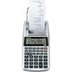 Canon P1DHV3 Compact Printing Calculator - Sign Change Built-in Memory Item Count Clock Calendar - 12 Digits - 1.6 x 3.9 x 7.7 - Sliver - 1 Eac | Bundle of 2 Each