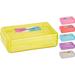 Enday Glitter Pencil Case Box for Kids with Snap Closure Lid School Supplies Storage Green Small