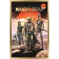 Star Wars: The Mandalorian - Group Wall Poster 22.375 x 34 Framed
