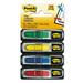 Post-It Arrow Flags Assorted Primary Colors .47 in. Wide 24/Dispenser 4 Dispensers/Pack