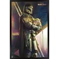 Star Wars: The Mandalorian - Held Wall Poster 22.375 x 34 Framed