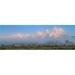 Panoramic Images Fence in A Field with A Mountain Range in The Background At Sunrise Teton Range Grand Teton National Park Wyoming USA Poster Print - 6 x 18