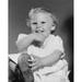 Posterazzi SAL2559326B Baby Girl Smiling Poster Print - 18 x 24 in.