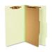 ACCOÂ® Pressboard 4-Part Classification Folders Legal Leaf Green Box of 10