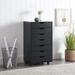 7-Drawer Office File Storage Cabinet by Naomi Home - Color: Black