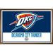 NBA Oklahoma City Thunder - Logo 21 Wall Poster 22.375 x 34 Framed