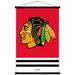 NHL Chicago Blackhawks - Logo 21 Wall Poster with Wooden Magnetic Frame 22.375 x 34