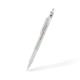 Pacific Arc - Chromograph Metal Mechanical Pencil .9 mm Silver Barrel Mechanical Pencil with Built In Adjustable Pencil Grade Lead Pencil Holder for Drafting Sketching and Drawing