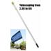 6 Foot Hand Held Parade Flag Aluminum Pole - Telescoping 3-6ft tall