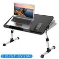 iMounTEK Foldable Laptop Bed Tray Table Adjustable Laptop Desk Stand for Bed Eating Working Writing Gaming Drawing S Size