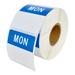 30 Rolls MONDAY Day of the Week Labels (500 labels per roll 40mmx40mm) -- BPA Free!