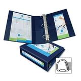 Avery Heavy-Duty Framed View 3-Ring Binder 3 EZD Rings Navy Blue 3 Binder Capacity - Letter - 8 1/2 x 11 Sheet Size - 670 Sheet Capacity - Ring Fastener(s) - 2 Internal Pocket(s) - Recycled