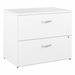 Studio A 2 Drawer Lateral File Cabinet in White - Engineered Wood