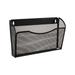 Single Pocket Wire Mesh Wall File Letter Black