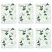 Miumaeov 6 Pcs Artificial Flowers Wall Romantic Flower Wall for Background Decoration Silk Flower Roses Hanging Wall Panel Wedding Photography Venue Main Road Decor Silk Flower Panels (White)