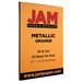 JAM Metallic Paper 8.5 x 11 32lb Orange 25/Pack