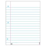 Notebook Paper Wipe-Off Chart 22 x 28 | Bundle of 2 Each
