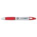 Zebra Pen Z-grip Max Ballpoint Pen - Medium Pen Point Type - 1 mm Pen Point Size - Red Ink - Gray Barrel - 12 / Dozen