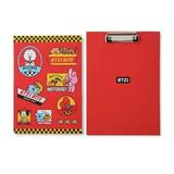 BT21 Clipboard & Memo Pads Set BTS K-Pop Stationery (Red)