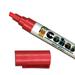 Cohas Liquid Chalk Wet Erase Marker Bullet and Chisel Tip Red