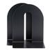 Officemate Magnetic Heavy-Duty Bookends 10 x 8 x 8 Black Set Of 2 (93186)