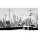 USA New York State New York City Looking from Beekman Hill section toward Midtown with Chrysler and Empire State Building Poster Print (24 x 36)