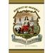 24 x36 Gallery Poster washington d.c. District of Columbia coat of arms (illustrated 1876)