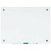 Bi-Silque Magnetic Glass Dry Erase Board 48 (4 ft) Width x 72 (6 ft) Height - White Glass Surface - Rectangle - Horizontal/Vertical - 1 Each